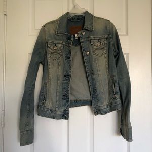 Abercrombie and Fitch Distressed Jean Jacket